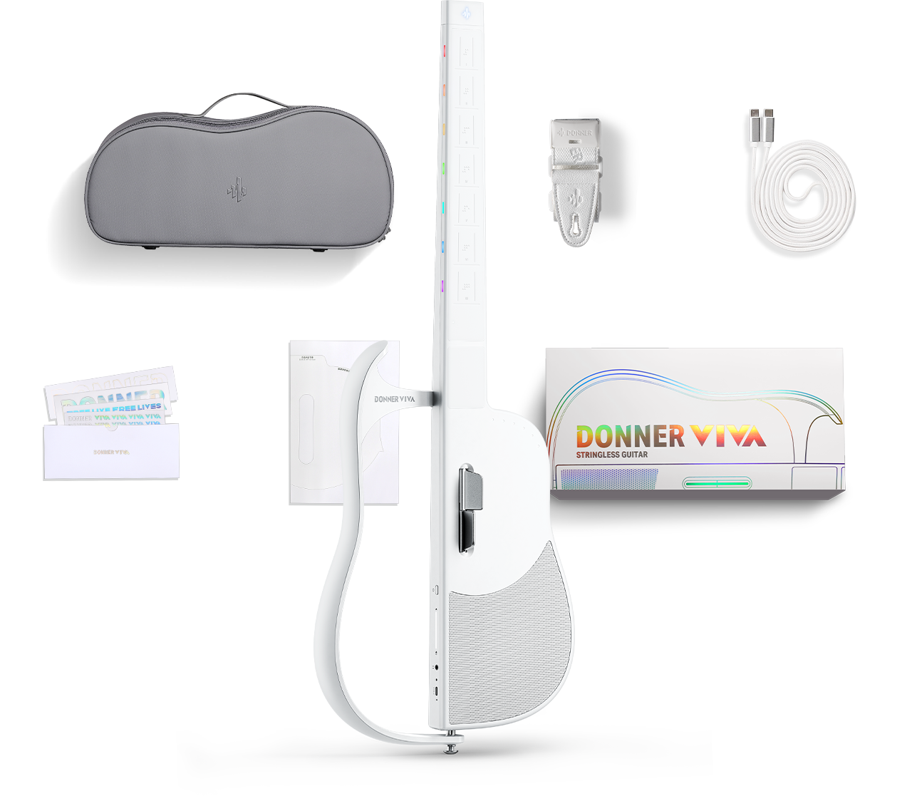 All Donner VIVA Accessories included